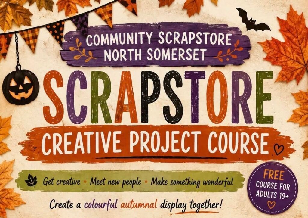 Scrapstores 7 Week,  Autumn Theme Creative Project Course
